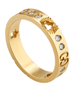Gucci Blind for Love 5mm Sterling Silver Band Ring | Neiman Marcus