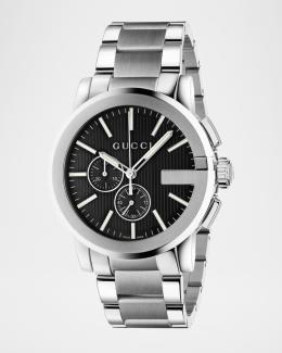 Gucci Gucci Interlocking 41mm Stainless Steel Rubber-Strap Watch