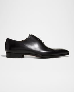 Giorgio Armani Men's Formal Leather Derby Shoes | Neiman Marcus
