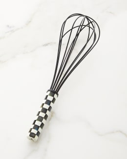 MacKenzie-Childs Courtly Check Small Whisk, Black
