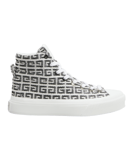 Givenchy City 4G Jacquard Low-Top Sneakers | Neiman Marcus