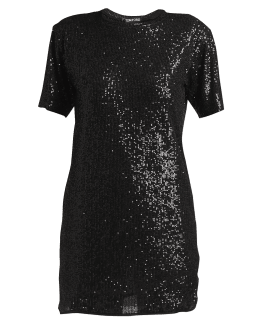 Asda black sequin sales dress