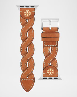 Tory Burch Gold-Tone Stainless Steel Curb-Link Band for Apple Watch,  38-41mm | Neiman Marcus