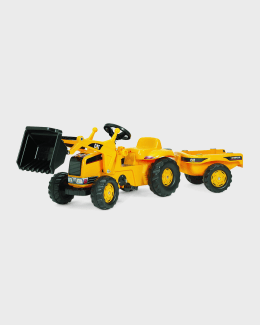 Kettler caterpillar tractor with trailer store