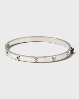 Tory Burch Eleanor Hinged Cuff Bracelet | Neiman Marcus