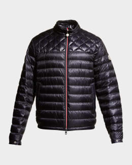 Moncler Men's Benamou Short Down Jacket | Neiman Marcus