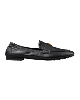 Tory Burch Perrine Leather Medallion Chain Loafers | Neiman Marcus