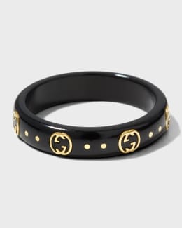 Gucci Blind for Love 5mm Sterling Silver Band Ring | Neiman Marcus