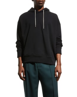 Maison Margiela Men's Oversized Reverse-Logo Hoodie | Neiman Marcus Maison Margiela Men's Oversized Reverse-Logo Hoodie | Neiman Marcus