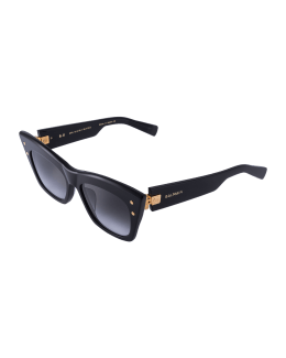 Balmain Women's Logo Square Sunglasses