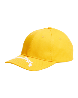 Palm Angels Men's Curved Logo Baseball Cap | Neiman Marcus
