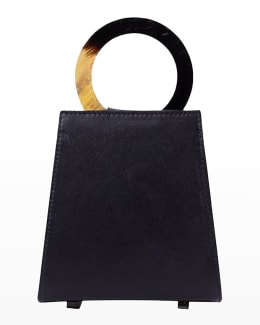 Il Bisonte Mini Sole Leather Top-Handle Bag | Neiman Marcus