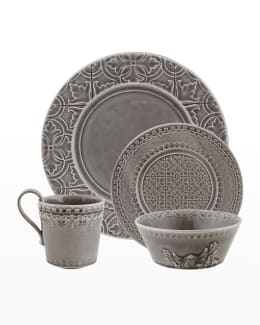 Fitz and Floyd Ink Delight 32-Piece Dinnerware Set