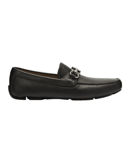 Ferragamo Men s Front 4 Leather Drivers Neiman Marcus