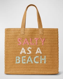 BTB Los Angeles Rochelle Straw Mini Tote Bag | Neiman Marcus