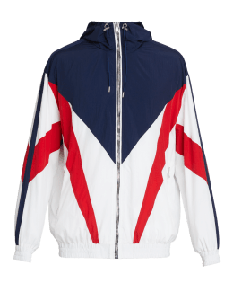 Balmain Men's Destroyed Denim Jacket | Neiman Marcus