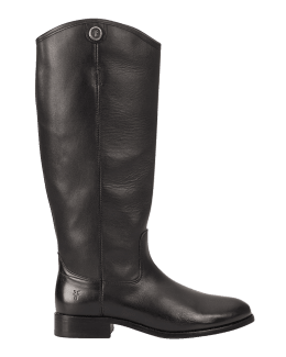 Melissa burnished leather tall boot top