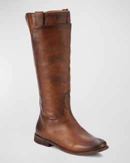 Frye Melissa Button Leather Tall Riding Boots | Neiman Marcus