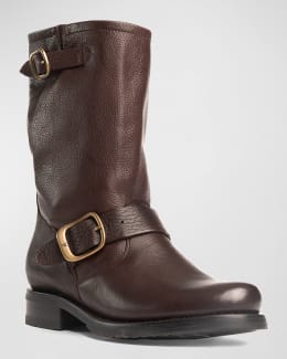 Frye short leather boots clearance