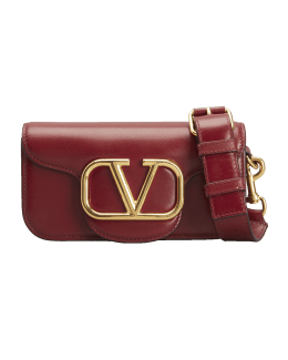 Valentino Garavani Men's Mini Locò Toile Iconographe Shoulder Bag - Natural - Messenger