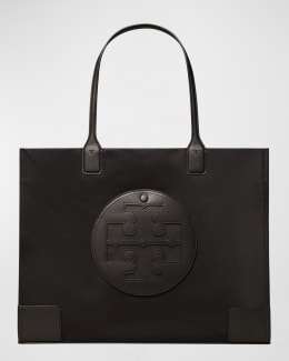 Tory Burch Lee Radziwill Croc-Embossed Leather Tote Bag | Neiman