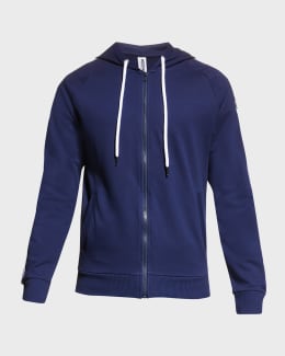 Moschino Men's Bear Logo Zip Hoodie | Neiman Marcus