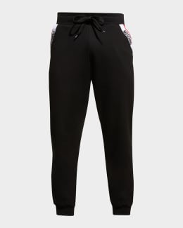 【送料&関税込】Moncler Elastic Black Sweatpants Black Sweatpants Moncler - SchaferandweinerShops Anguilla