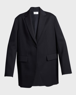 THE ROW Aristide Double-Breasted Blazer Jacket | Neiman Marcus