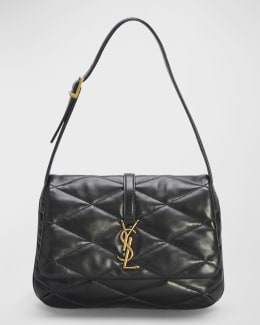 collège large in quilted leather