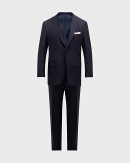Corneliani Men's Solid Wool Leader Suit | Neiman Marcus