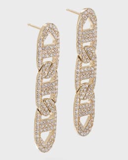 Lana 14K White Gold Mega Flawless Upside Down Diamond Hoop Earrings. 65mm, Women's, Earrings Hoop Earrings
