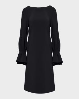 giorgio armani tab front jersey dress Giorgio Armani
