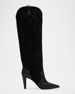 Isabel Marant Ladel Leather Metal Toe Booties Neiman Marcus
