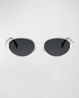 Cartier Mirrored Round Metal Sunglasses | Neiman Marcus