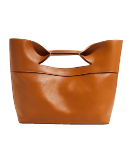 The Bow Small Leather Top-Handle Bag