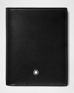 美品 モンブラン マネークリップ ホワイトスター ブラック レザー カードケース Montblanc Men's Extreme 3.0 Card Wallet for iPhone with MagSafe