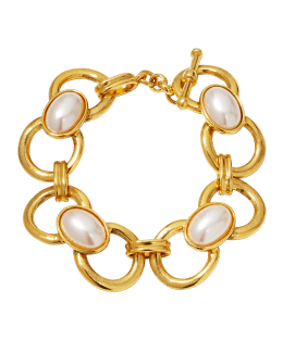 Nest Jewelry Women's Nugget Charm Bracelet