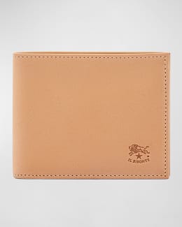 Handmade crocodile leather bifold wallet by STEFANO RICCI