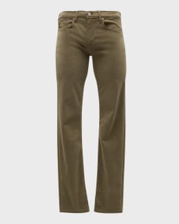 パンツ [PRADA] Melange Cappuccino Polyester Blend Pal Prada Men's Cotton Pants | Neiman Marcus