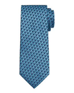 Charvet Men's Geometric Jacquard Silk Tie | Neiman Marcus