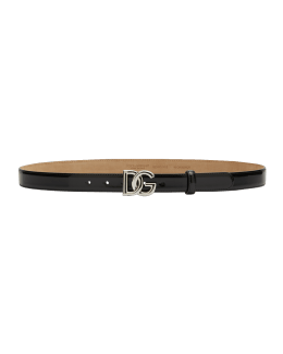 2cm ysl textured leather belt - Saint Laurent - Men