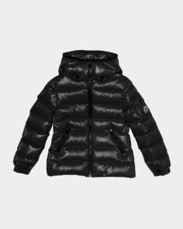 Shop Mackage Little Kid's & Kid's Jesse Monogram Hooded Down Jacket