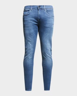 Blauwe 7 FOR ALL MANKIND Slim fit jeans SLIMMY TAPERED LUXE PERFORMANC