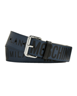 Shop MCM Maxi Monogram Reversible Belt