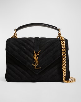 YSL NWT Large LouLou Black w/ Gold. Neiman Marcus receipt included. Retail  3450