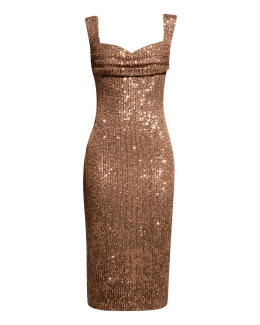 Paco Rabanne Metallic Ruched Snap Maxi Dress | Neiman Marcus