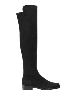 Stuart Weitzman Reserve Stretch Suede Knee Boots Neiman Marcus