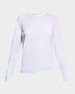 Majestic Filatures Soft Touch Long-Sleeve V-Neck Tee