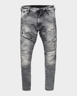 新品G-STAR RAW ELWOOD 5620 3D RELAXED G-STAR Raw Men's 5620 3D Zip Knee Skinny Fit Jeans, Vintage