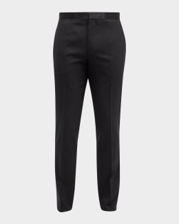 スーツ giorgio armani wide straight slacks (40) Giorgio Armani Men's Solid Formal Tuxedo Pants | Neiman Marcus